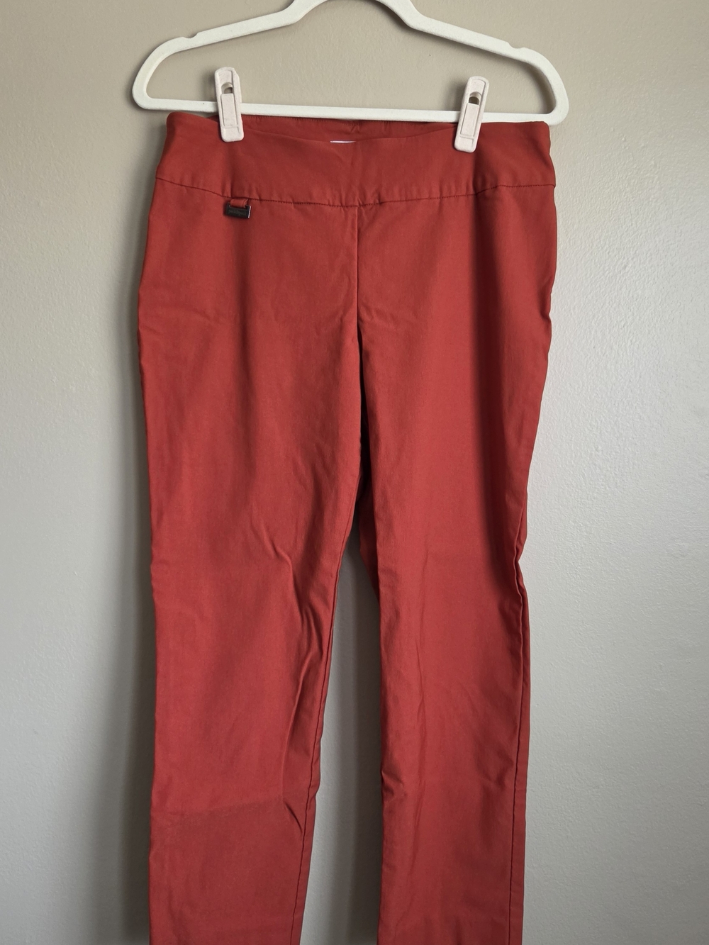 Peck & Peck Slim Stretch Pants - Burnt Orange